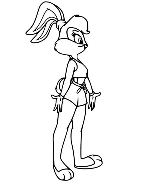 Free Printable Lola Bunny Coloring Page Download Print Or Color Online For Free