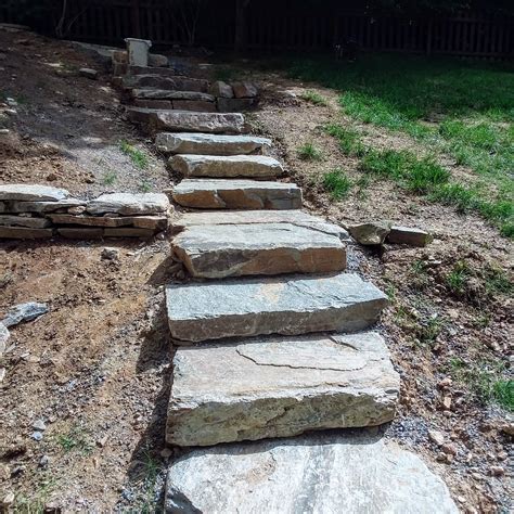 Stone Stairs Stand The Test Of Time Asheville Landscape Design Services