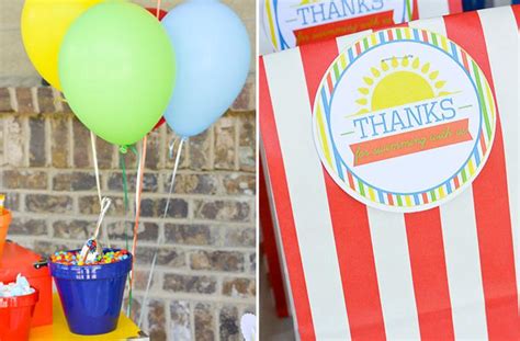 Beach Ball Party Printables By Lindi Haws Of Love The Day Etsy