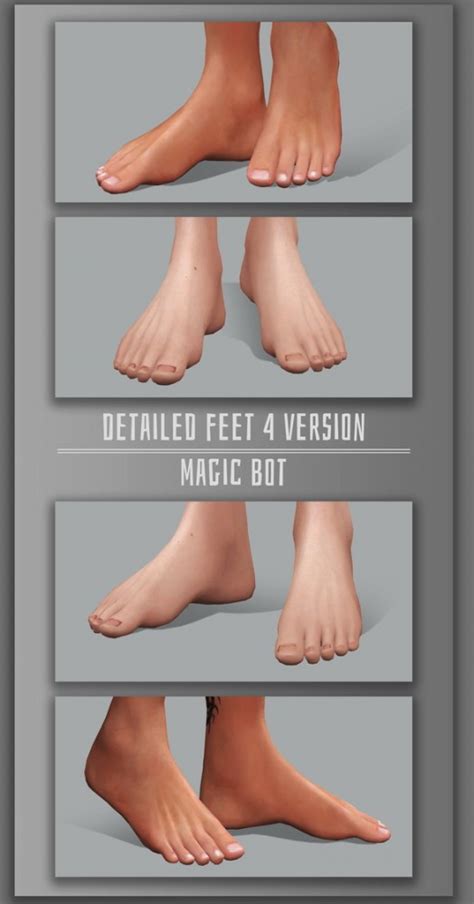 Sims 4 Realistic Feet Mod