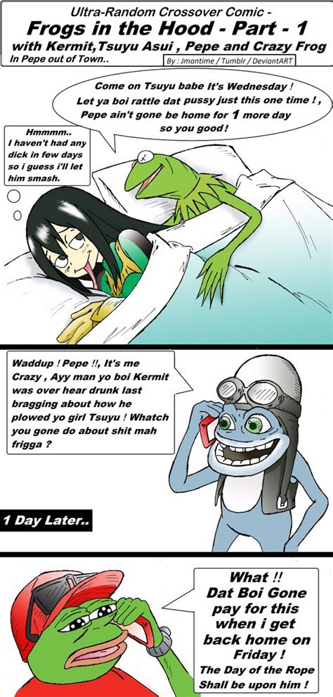 Jmantime On Twitter Comic In Color Frogs In The Hood With Kermit