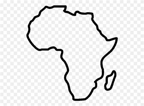 Africa Blank Map Clip Art Map Black And White Clipart Stunning Free