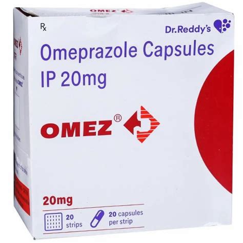 Omeprazole 20mg Omez 20 Capsules Dr Reddys Laboratories Ltd