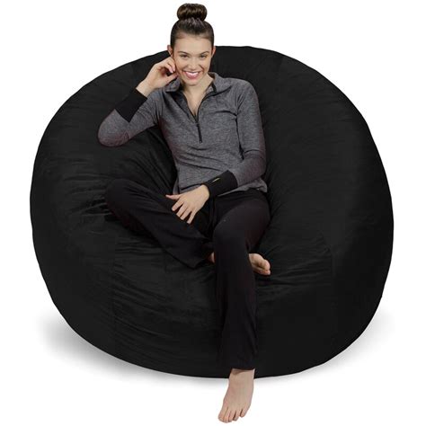 Ebern Designs Large Bean Bag Chair And Lounger And Reviews Wayfair