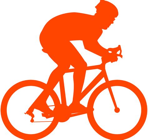Cycling Silhouette Free Vector Silhouettes