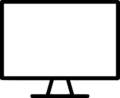 Tv Lcd Led Screen Monitor Svg Png Icon Free Download 494907