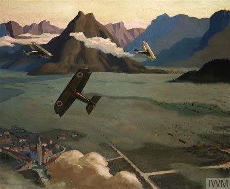 british scouts leaving their aerodrome on patrol over the asiago plateau italy 1918