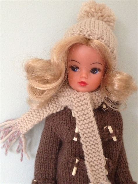 Sindy Knitted Duffle Coat Hat And Scarf Sindy Doll Ken Doll Knitted Hats Knitted Scarf