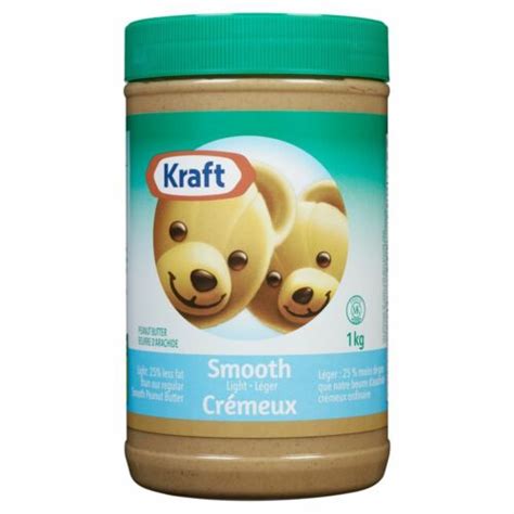Canada Kraft Peanut Butter Smooth Light 1kg Fresh New Ebay