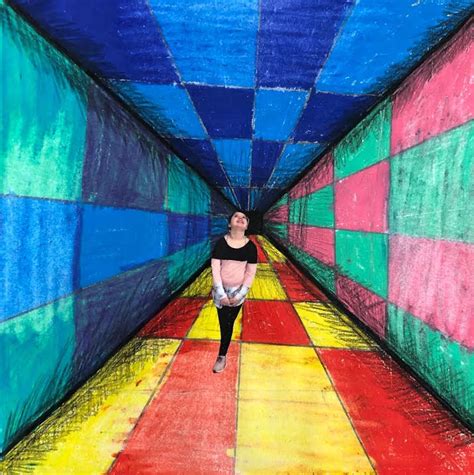 5th Grade One Point Perspective Illusions Shea Brook