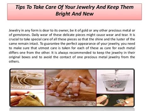 How To Take Care Of Your Jewellery