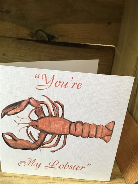 Youre My Lobster Valentines Card For Valentines