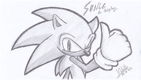 Sonic The Hedgehog Pencil By Silverdrawing88 On Deviantart