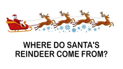Where Do Santas Reindeer Come From Abc7 New York