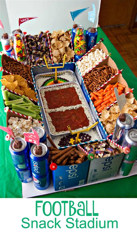 Build the Ultimate Football Snack Stadium