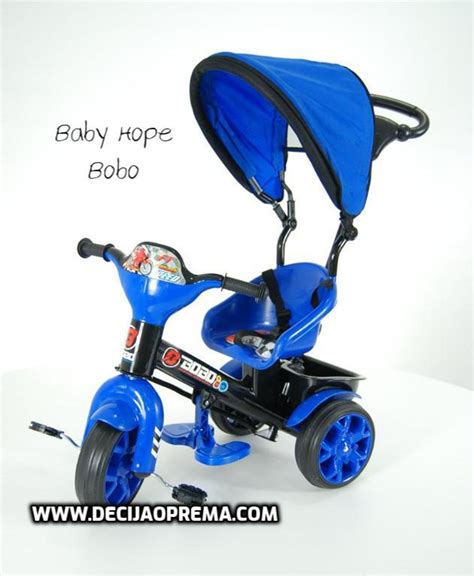 Tricikl Baby Hope Bobo Plavi Za Decu
