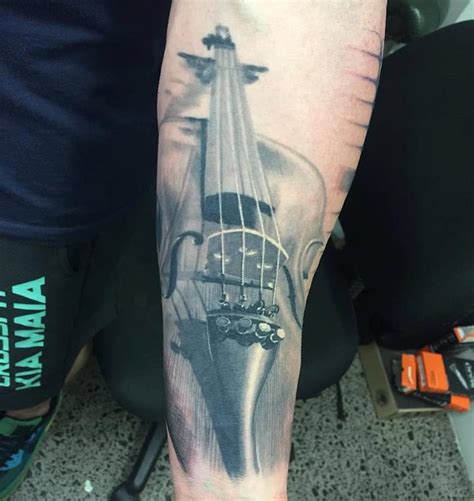 Violin Tattoo By Steve Butcher Tattoonow