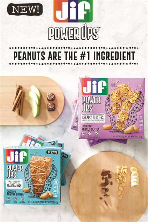 New Jif Power Ups Snacks Have The Goodness Moms Want And The Taste