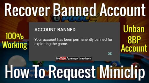 Get money and coins and much more for free with no ads. How to Unban 8 Ball Pool Account | Recover Banned Account ...