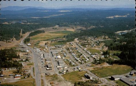 Find the best local businesses in 100 mile house, bc. Aerial of 100 Mile House British Columbia Canada