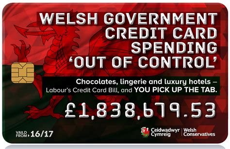 I got my $250 credit already. Welsh Government credit cards used for Michelin-star ...