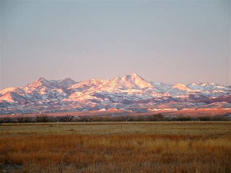 Wheatland Wy This Is Our Moutain Range At Sunrise Wheatland Wyoming