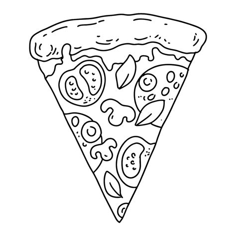 Pizza Desenho Para Colorir Vailtips