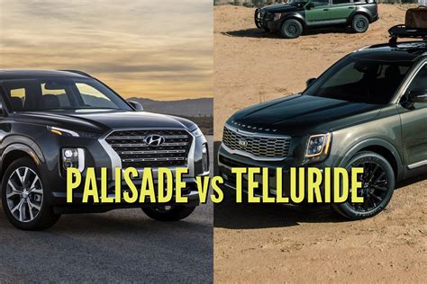 The palisade and telluride are built on the same platform, share the same underpinnings and many of the same components. 2020 Hyundai Palisade vs Kia Telluride: Differences ...
