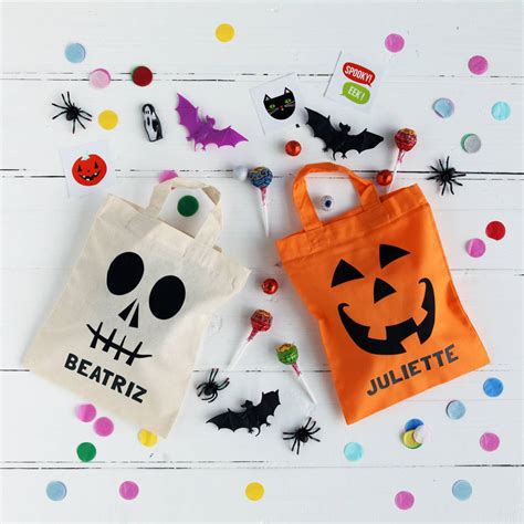 Halloween Personalised Trick Or Treat Bag By Postbox Party
