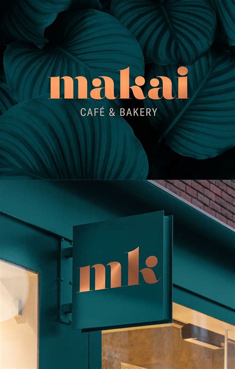 An Advertisement For A Cafe And Bakery Called Makai With The Name On It