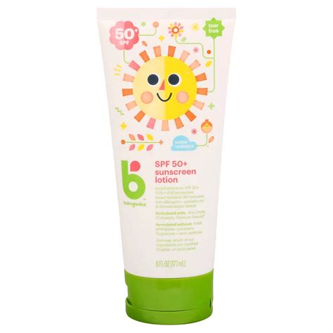 Babyganics Baby Sunscreen Lotion 50spf Shop Sunscreen And Self Tanners