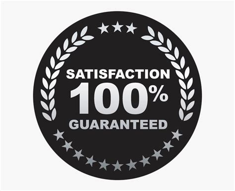 100 Satisfaction Guarantee Logo Seamus Has Ray