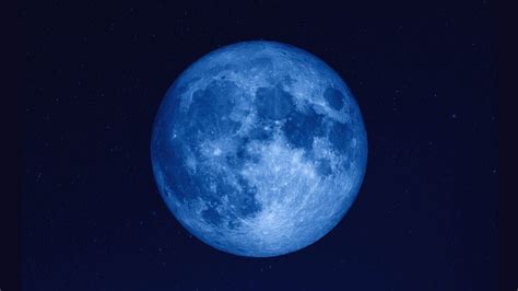 Una Rara Superluna Azul La Luna Llena M S Grande Del A O Podr Ser