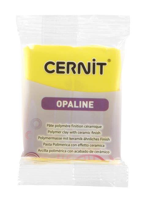Cernit Polymer Clay Primary Yellow Opaline 56g Cernit