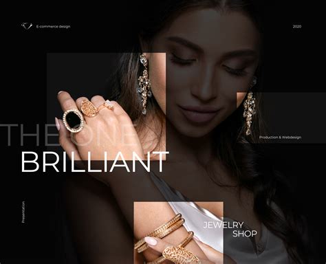 The One Jewelry Shop Site Design On Behance