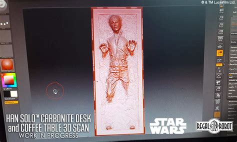 Spotlight Han Solo Carbonite Coffee Table Regal Robot