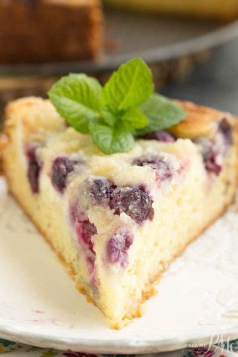 Streusel Topped Blueberry Cream Cheese Coffee Cake