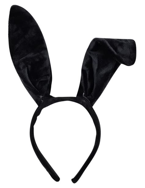 Black Rabbit Ears Headband Evelay