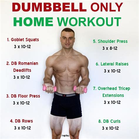 Gain Muscle Mass Using Only Dumbbells With Demonstrated Exercises GymGuider Com Full Body