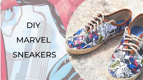 How To Mod Podge Shoes Marvel Comics Spiderman T Paper