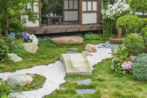 Tamaishi boulders are in fact water worn because of the wet and rainy enviroment in japan good garden design included a bridge (hashi). 20 Japanese Botanical Garden Design Ideas To Inspire Your ...