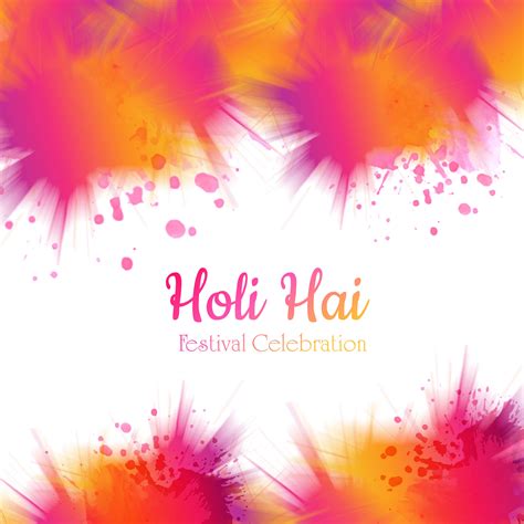 Beautiful Gulal Colorful Background Of Holi Festival Vector 381615