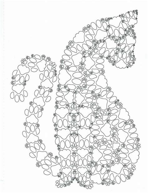 All of our printable cat coloring pages are free for you to download. Cat paw cat