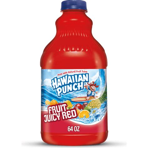 Hawaiian Punch Fruit Juicy Red 64 Fl Oz Bottle Tonys