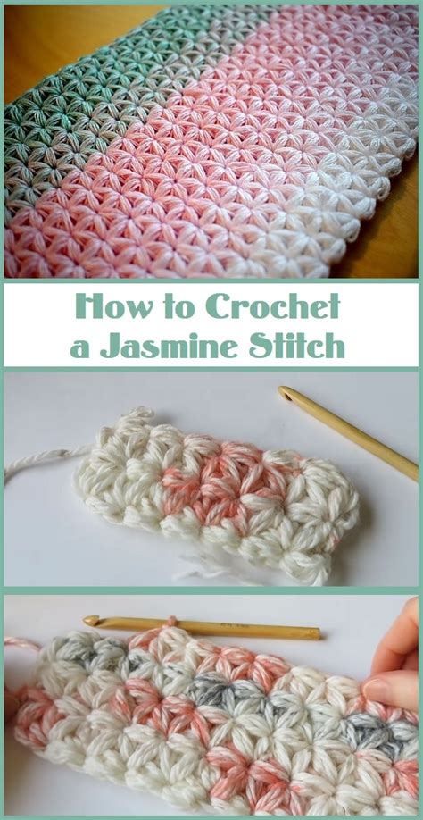 How To Crochet A Jasmine Stitch Tutorials And More