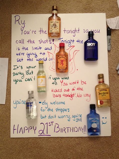 Birthday Card With Alcohol Bottles Yadirawaldhauser