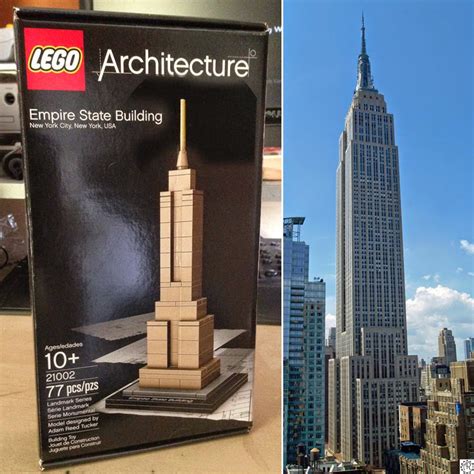 Lego Architecture Empire State Building Overlooking The