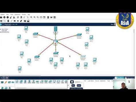 Simulasi Rancangan Jaringan Gedung 5 Lantai Menggunakan Cisco Packet