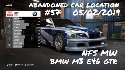 Original rear bumper from most wanted + yellow headlights. NFS Payback Abandoned Car Location #57// 05/02/2019 - NFS MW - BMW M3 E46 GTR - YouTube
