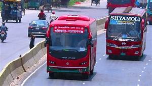 Ashok Leyland 12 Meter Fe Brtc Ac Buses Dhaka To Narayganj Live Youtube